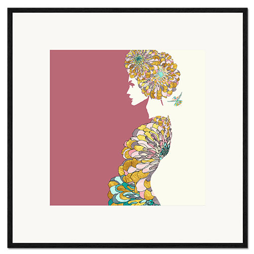 Impression artistique encadrée La beauté intérieure
