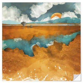 Vinilo para la pared Río del desierto