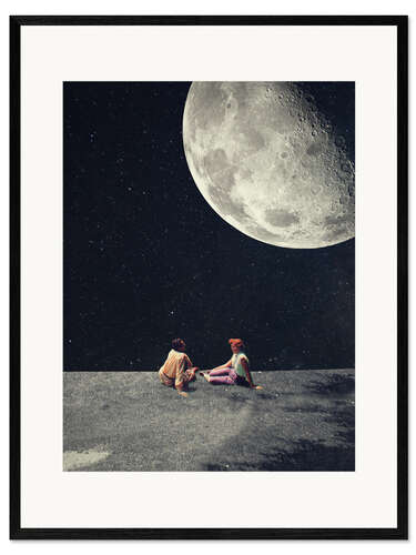 Ingelijste kunstdruk I Gave You The Moon For A Smile