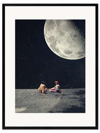 Inramat konsttryck I Gave You The Moon For A Smile