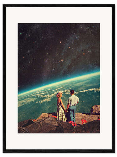 Gerahmter Kunstdruck Liebe