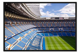 Gerahmter Kunstdruck Stadion in Madrid