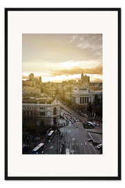 Gerahmter Kunstdruck Madrid in Spanien