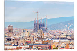 Gallery Print Barcelona mit der Kathedrale von Gaudí