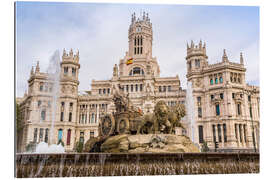 Gallery Print Cibeles-Brunnen bei Plaza de Cibeles in Madrid