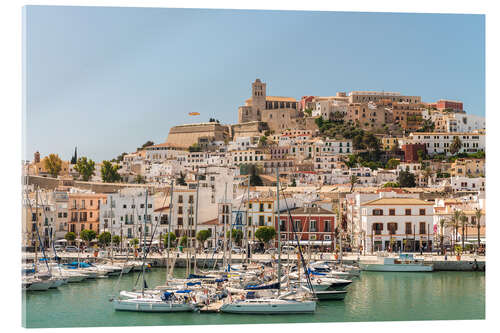 Akrylbilde Harbor in Ibiza