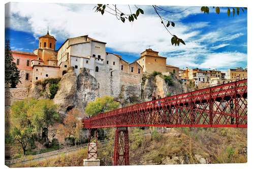 Canvastavla Cuenca,view with bridge