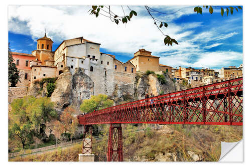 Vinilo para la pared Cuenca,view with bridge