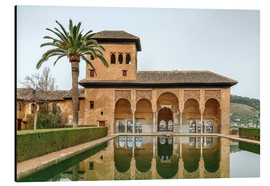 Cuadro de aluminio Jardines de la Alhambra, Granada