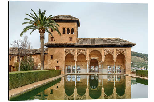 Gallery print Pool in the Alhambra garden, Granada