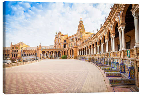 Lienzo Plaza de España en Sevilla
