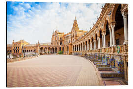 Magnettafel Placa de Espana in Sevilla