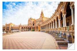 Wandsticker Placa de Espana in Sevilla