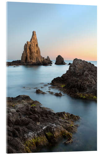 Acrylic print Sunset at Cabo del Gata, Almeria