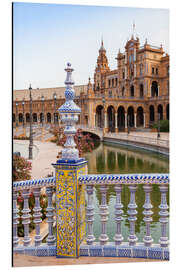 Magnettafel Placa de Espana in Sevilla