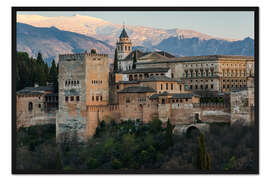 Gerahmter Kunstdruck Alhambra-Palast in Granada