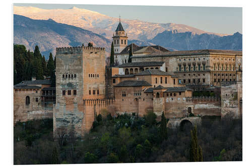 Hartschaumbild Alhambra-Palast in Granada