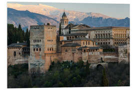 Foam board print Alhambra palace in Granada