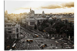 Tableau en plexi-alu La ville de Madrid en Espagne