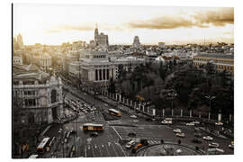 Magnettafel Die Stadt Madrid in Spanien