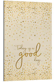 Magnettafel TODAY IS A GOOD DAY Gold