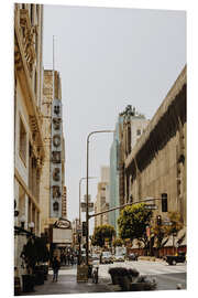 Foam board print Downtown Los Angeles III