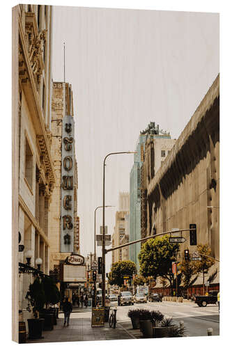 Holzbild Downtown Los Angeles III