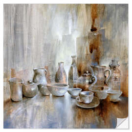 Selvklebende plakat Still life tableware I