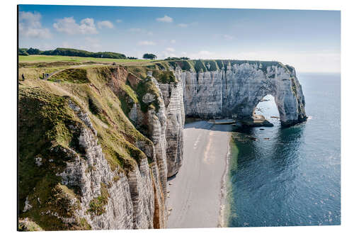 Cuadro de aluminio Alabaster coast of Normandy