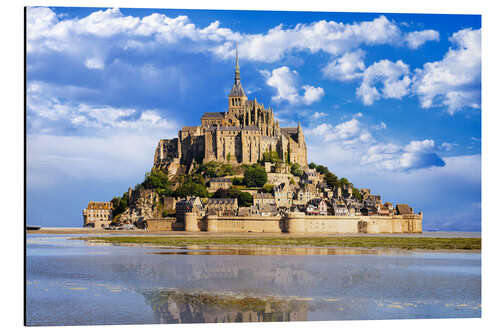 Tableau en aluminium Le Mont-Saint-Michel