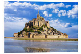 Foam board print Mont saint Michel