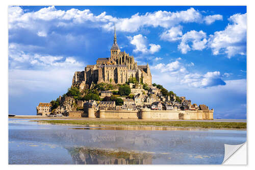 Vinilo para la pared Monte Saint Michel