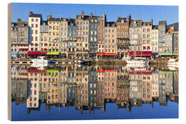 Quadro de madeira Port of Honfleur