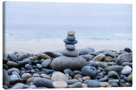 Lærredsbillede  beautiful stone at the beach