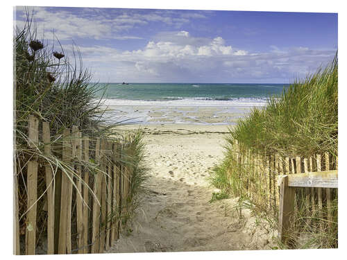 Acrylic print Through the Dunes at Porz Meur