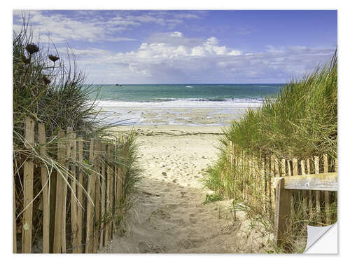 Wall sticker Through the Dunes at Porz Meur