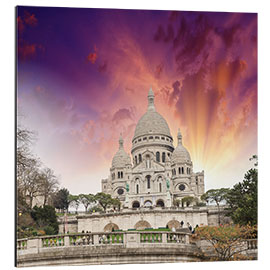 Alubild Sacred Heart Cathedral in Montmartre