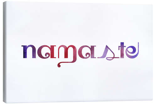 Canvas print namaste