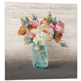 Foam board print French Cottage Bouquet II