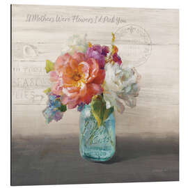 Aluminium print French Cottage Bouquet I