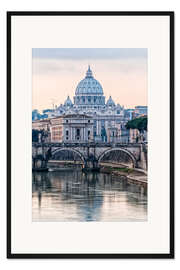 Gerahmter Kunstdruck Die Basilika des Vatikans