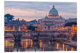 Foam board print The Basilica of the Vatican of St. Peter