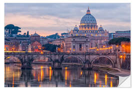 Selvklæbende plakat The Basilica of the Vatican of St. Peter