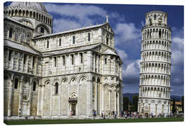 Canvas print Leaning Tower of Pisa