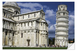 Selvklebende plakat Leaning Tower of Pisa