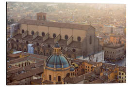 Aluminium print Historic center of Bologna