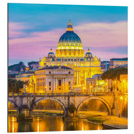 Cuadro de aluminio Bridge of Hadrian and St. Peter's Cathedral