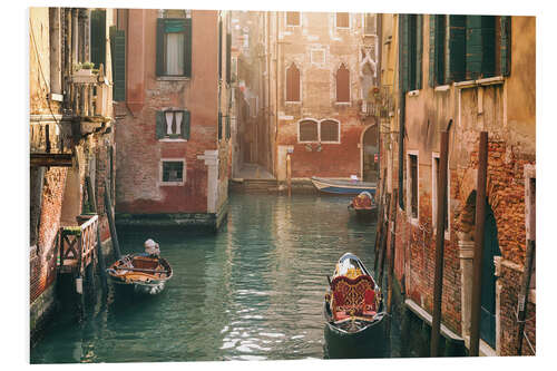 Foam board print Canal in Venice