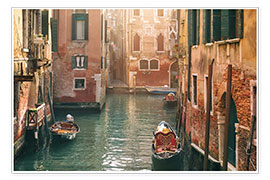 Plakat  Canal in Venice