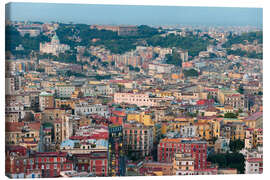 Canvas print Naples in the evening